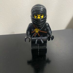 Lego Ninja Warrior Ink Pen Figure Black 4.25" Works